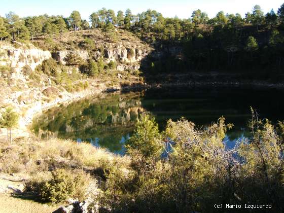 Cañada del Hoyo: Lagunas de origen kárstico