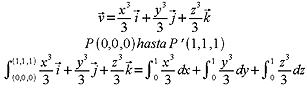 Ejemplo circulación de un vector