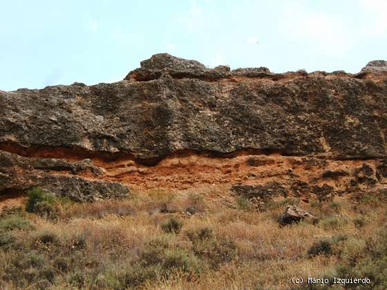 Somaén: Detalle conglomerados y arcillas del Neógeno